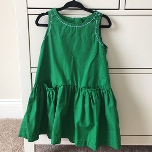 Green summer dress